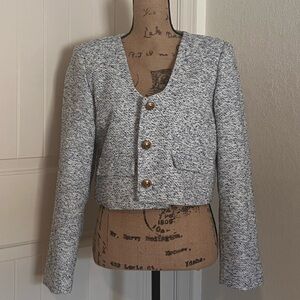 NWT Zara padded shoulders blazer